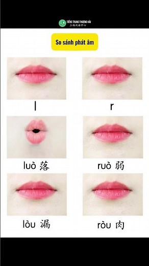 Distinguishing between l and r in Chinese #chinese #chinesepronunciation