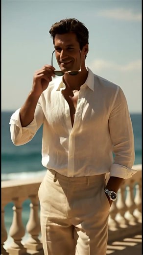 European Men's Fashion | Rome, Barcelona, Lake Como, Santorini & Monaco | Elegant Spring Style