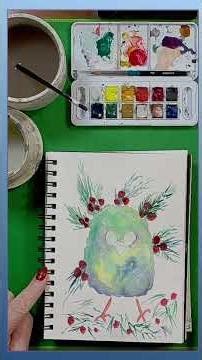 Crazy Christmas Bird inspired by @DianeAntoneStudio