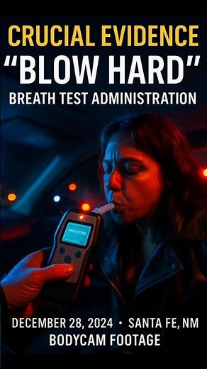 'Blow As Hard As You Can' Critical Breath Test in New Mexico DUI Investigation