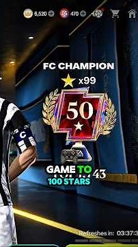 My Last Game To 100 Stars and I Face a PTW Monster😭. #fcmobile #100stars