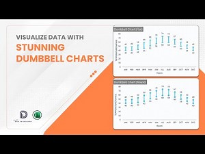 How to Create a Dumbbell Chart (Flat & Round) in Excel?
