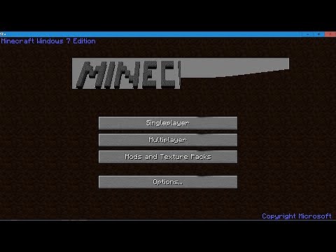 Minecraft: Windows 7 Edition (Trailer)