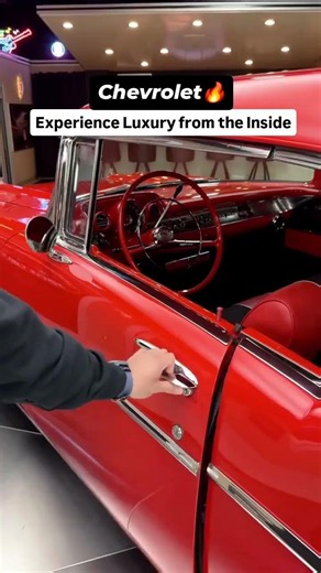 1957 Chevrolet Bel Air – Experience Luxury from the Inside 👑🚘✨‪@vanguardmotorsales‬