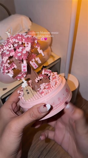 Create Your Own Cherry Blossom LEGO Flower Music Box