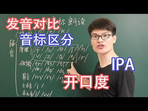 【2024国际音标】英语语音系列 | 48音发音对比，以及音标区分