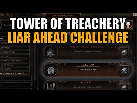 Liar Ahead Challenge (Illusory Wall Locations) - Tower of Treachery - Warhammer Vermintide 2 Guide