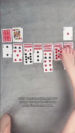Here’s how to play Solitaire #solitaired #solitaire #cardgames