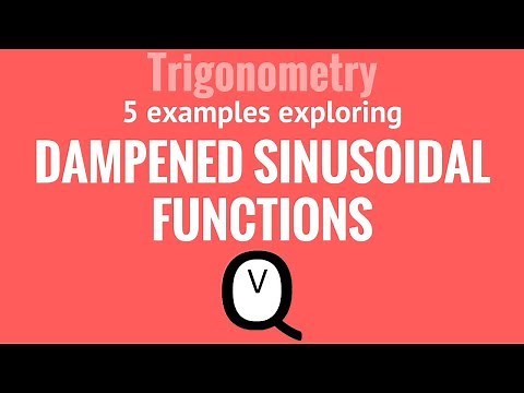 Trigonometry - Damped Sinusoidal Functions Guided Practice