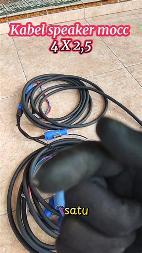 Kabel speaker mocc 4 X 2,5 #kabelspeaker #kabelmocc #shorts