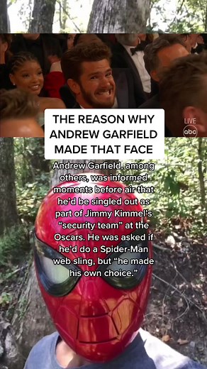 Andrew Garfield's Jimmy Kimmel Oscars Moment Explained