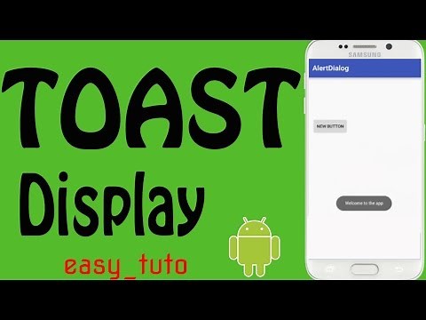 Toast Message in Android App | Android Studio Tutorial (Beginners) HD | All About Android