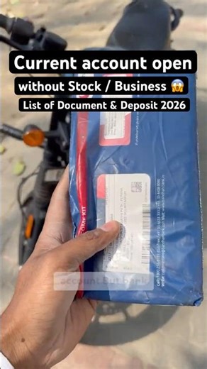 Current account without Business or Stock 😱 How to open current account ecommerce #currentaccount