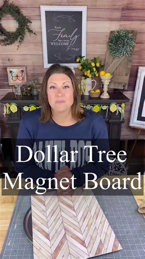 Dollar Tree Magnet Message board… easy peasy! #dollartreediy #dollartreecrafts #dollartree #EasyCrafts #DIY #crafts | Creative Sarah