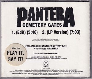 Pantera - Cemetery Gates