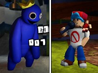 Walkthrough Rainbow Friends But Yellow, Pink, Red Join . BrightestGames.com