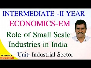 role of small scale industries in India