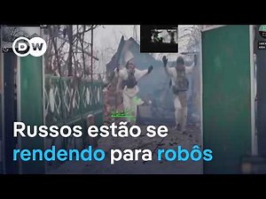 Repórter entra em front repleto de robôs na Ucrânia