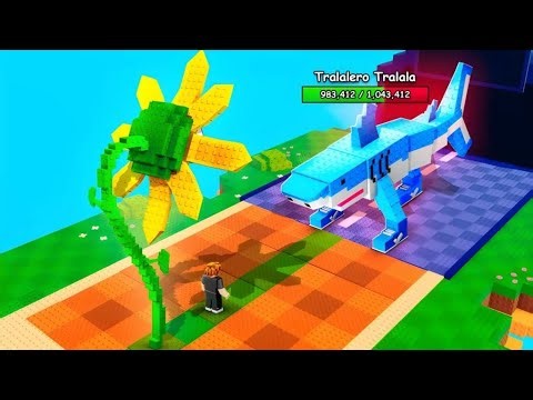 Plante vs Brainrot cu voi pe Roblox