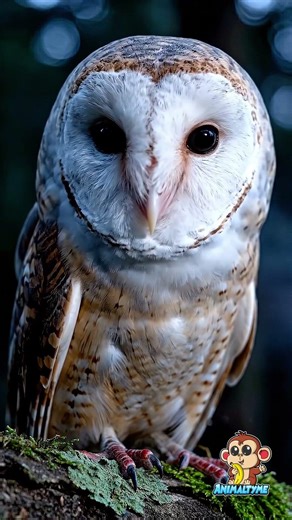 Owls blinking is oddly creepy 😳🦉 #youtubeshorts #shorts