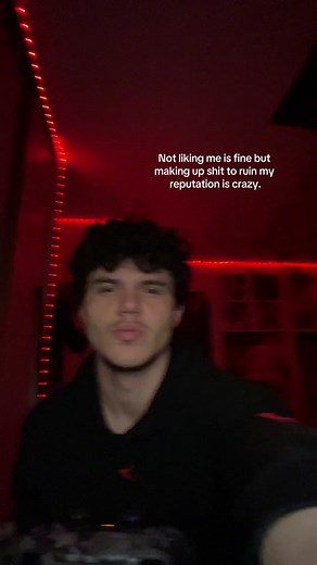 Intense Gaming Session in a Red LED Room