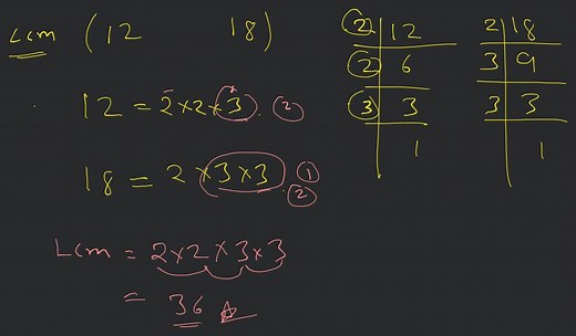 How to find lcm . Maths... | Filo