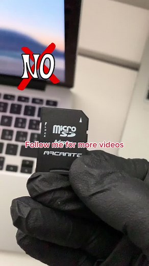 How to use the memory card 👍 #mac #teacher #foryou #macbook #microsdcard