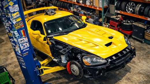 Saving a destroyed Dodge Viper