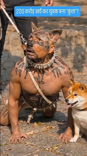इंसान बना कुत्ता? 😱 दुनिया का सबसे रियलिस्टिक Dog Costume! #shorts #toko #viralvideo