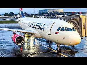TRIP REPORT | Belgrade to Tivat | Air Serbia Airbus A319 | Air Serbia Lounge Review