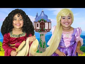 Disney Tangled Rapunzel and Mother Gothel | Halloween Costumes Makeup and Toys
