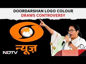 Doordarshan Logo Change | Row Over DD's New Logo Colour: "Saffronisation," Says Mamata Banerjee