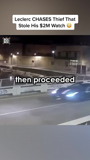 Leclerc Chases Thief That Stole His $2M Watch