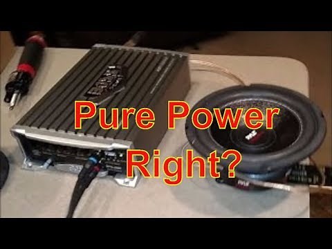 Review and test of the Boss Armor 1500m 1500 watt amp and the Pyle PLPW6D 6.5 Subwoofer