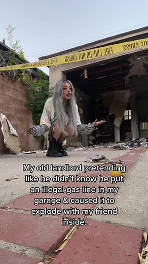 Still can’t believe this happened infront of me #fyp #trauma #fire #landlordsfromhell #emogirl #gothgirl #explosion #losangeles #makenightsepic #cops