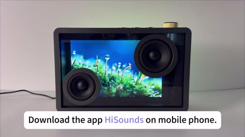 Bluetooth Karaoke Speaker with Dynamic Floating Lyrics, App Control, 25W HD Sound, Portable Home Audio with LED Screen, Ideal Gift for Parties & Daily Use