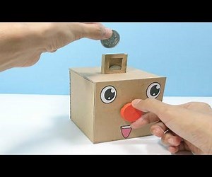 DIY - Coin Bank Box Easy and Unique
