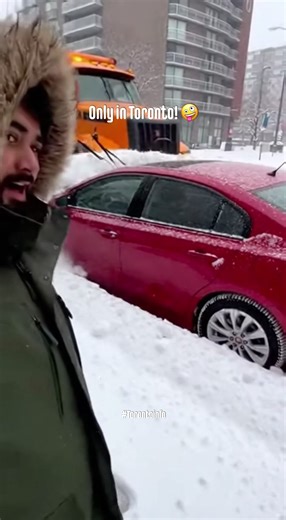 Only in Toronto! #Toronto #torontolife #snowstorm #torontotiktok | toronto