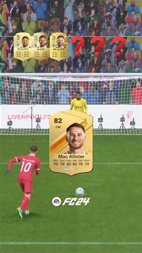 Mac Allister evolution in FIFA 21 - FC 26