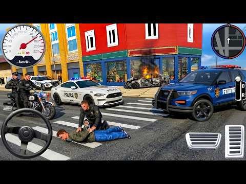 Police Car Chase Simulator 3D Game - Real Cop Cars Driving Simulator 2025 - Android GamePlay