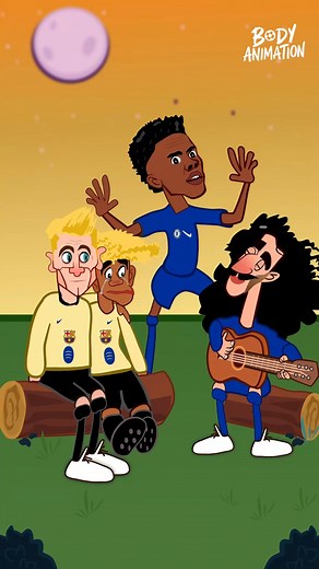 The current situation of Barcelona players after losing against chelsea🤣. #Chelsea #barcelona | Body Animation