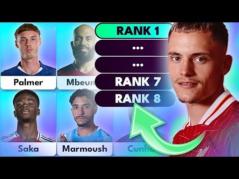 FPL 2025/26 | Ranking the BEST Midfielders | Wirtz, Palmer, Saka, Mbeumo & More TIER LIST!📊 GW1 Tips