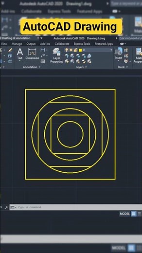 autocad practice drawing for beginners #autocad2d #cad