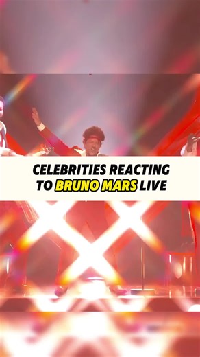 Celebrities Reacting to Bruno Mars' Live Performance