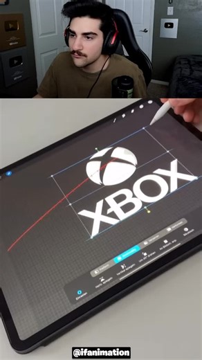 Riley Haghian | How to Make Xbox Logo Animation 🤯 | Instagram