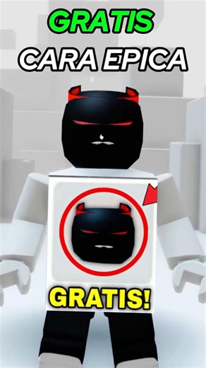 😨 ¡CARA EPICA GRATIS EN ROBLOX! #roblox #freeitemsroblox #freefaceroblox