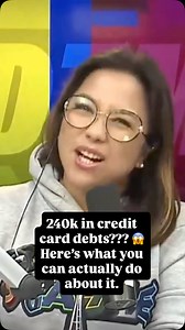 128K views · 9.5K reactions | 240k in credit card debts???  Here’s what you can actually do about it. #SalveSays | SalveSays | Facebook