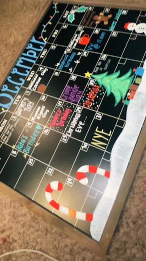 644K views · 3.7K reactions | January chalkboard calendar...