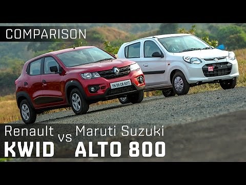 Renault Kwid vs Maruti Suzuki Alto800 :: Entry-level Hatchback Comparison :: ZigWheels