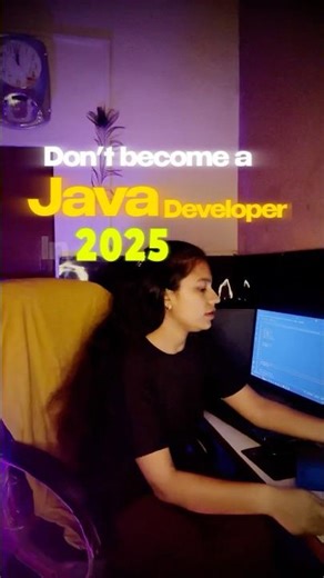 👉 “Don’t follow trends blindly — choose skills that give long-term stability, like Java.”#java